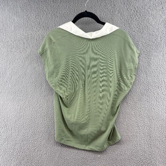 Madewell relaxed polo tee in Aloe Green Size Extra Small XS NWT - Picture 6 of 11